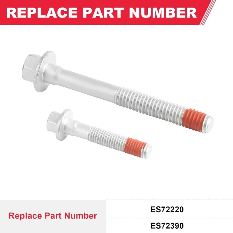 Fitede ES72220 Cylinder Head Bolt Set Compatible with Chevy Silverado Corvette GMC Savana Sierra Yukon Cadillac Escalade Buick Hummer Pontiac Replaces# ES72390 - Image 2